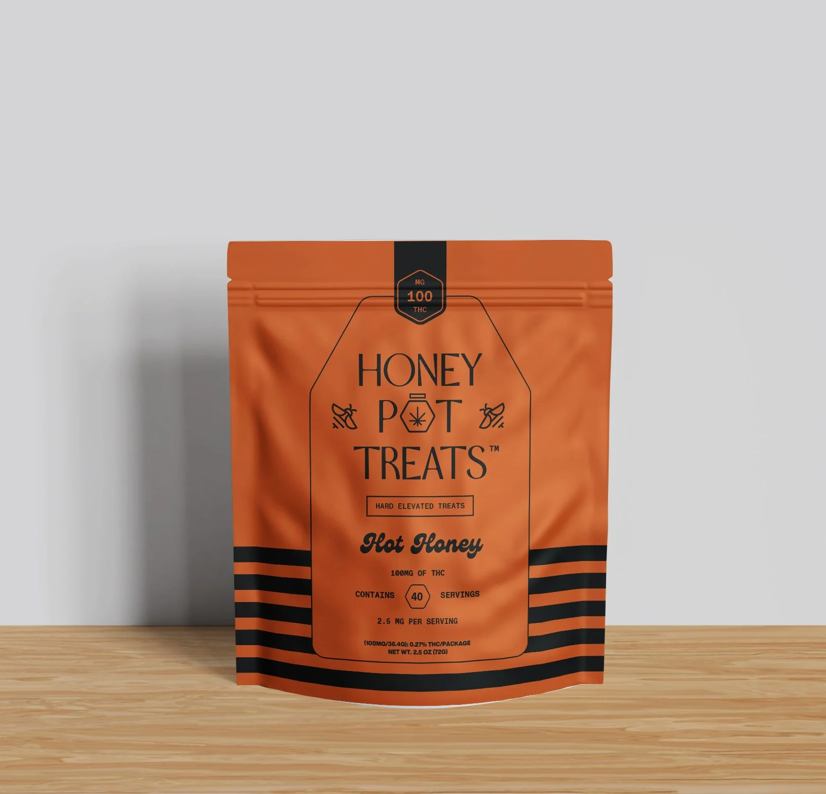 Red pouch - Honey Pot Hard Elevated Treats - Hot Honey