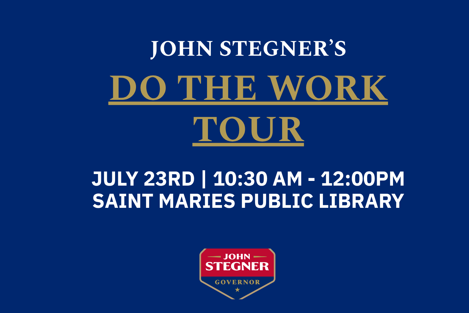 Join John in Saint Maries