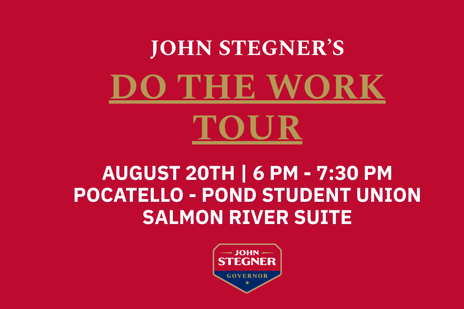 Join John in Pocatello