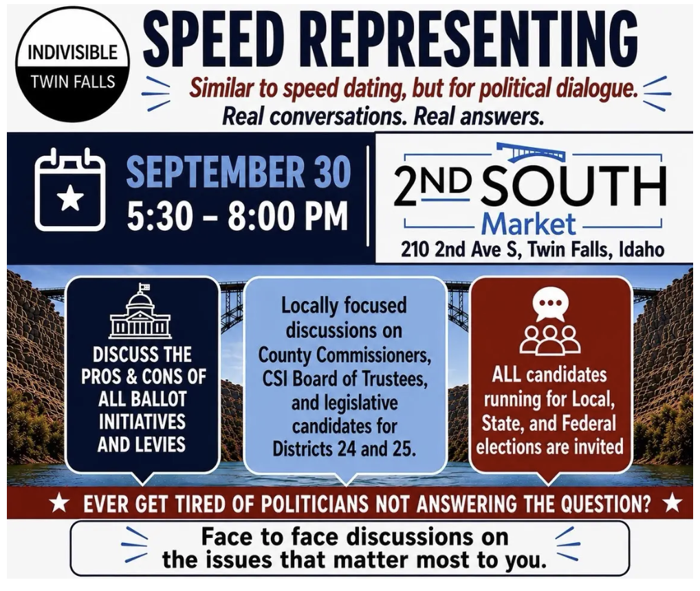 Speed Representing: Conversations with Magic Valley Voters