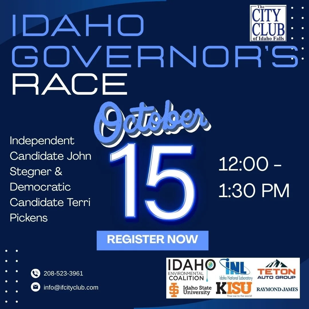 Idaho Falls City Club Governors Candidate Forum