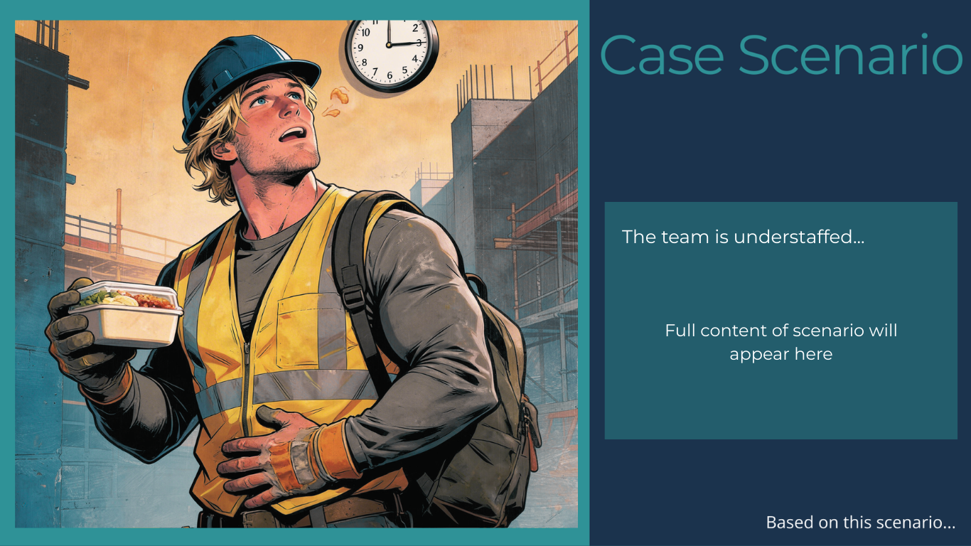 Interactive - High Job Demands - "Too Busy To Be Safe"