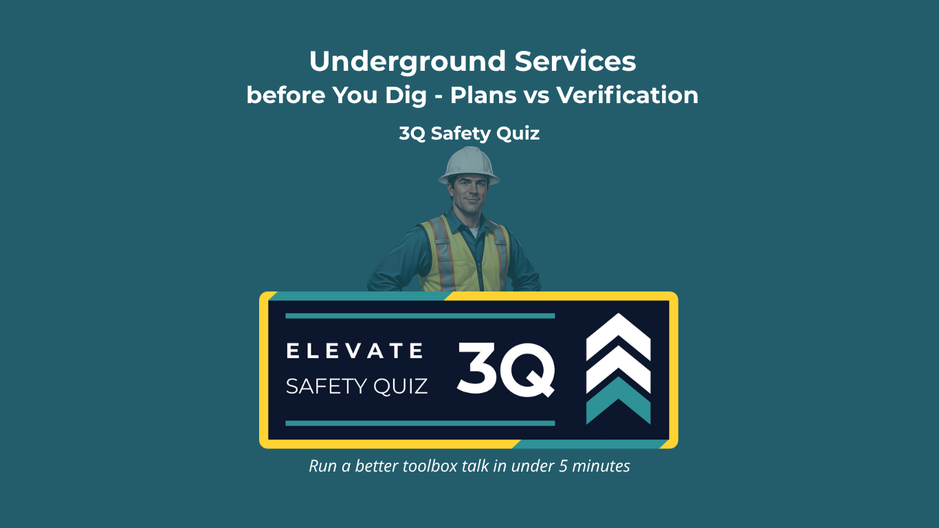 Underground Services - Plans vs Verification - V1