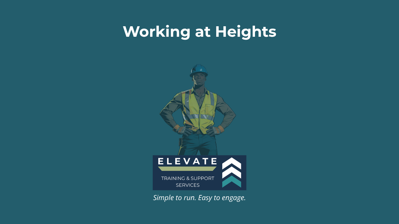 High Risk Work:  Working at Heights: "I don't feel good about this"