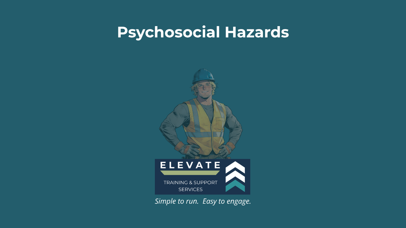 Psychosocial Hazards:  "We don't have time"