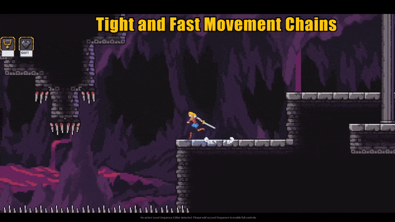 Using all your items and abilities together will be key to overcoming Aerlynn's trials and becoming a movement master!