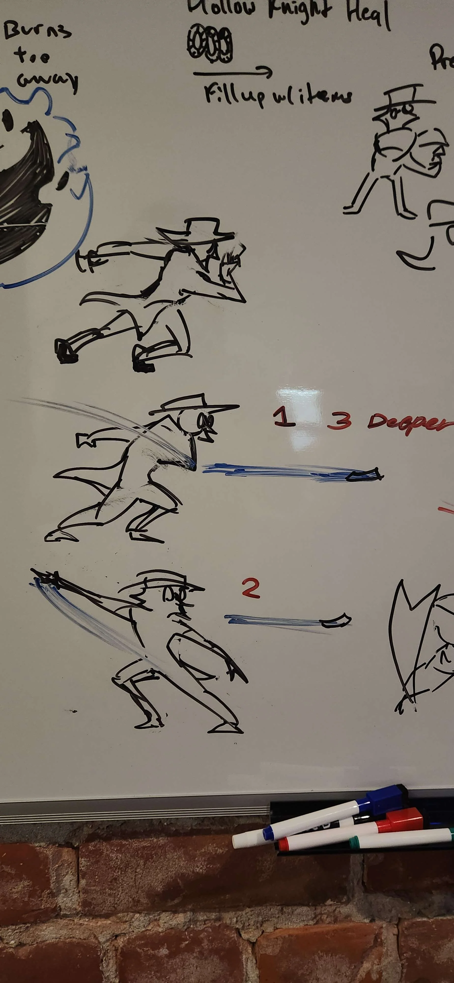 Attack frames for the Gambler