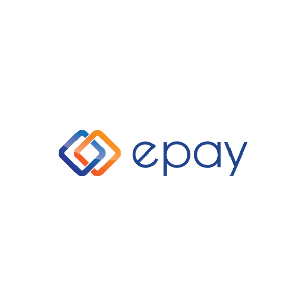 E-pay logo with a colorful geometric icon and the text 'epay' in blue.