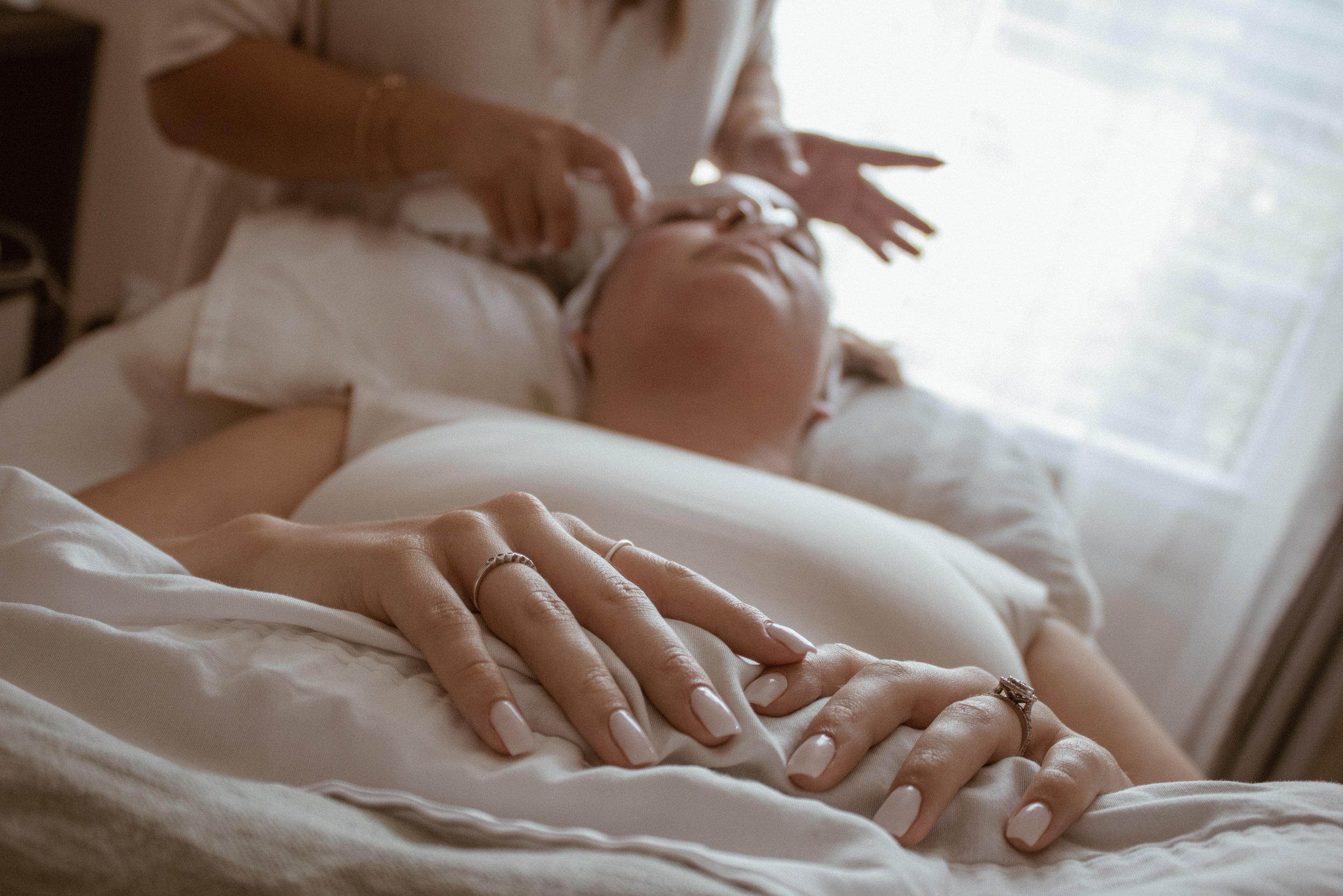 Client receiving a customized facial treatment at Naked Skin Esthetics in Vancouver, Washington, focused on relaxation, skin health, and long-term results with high frequency