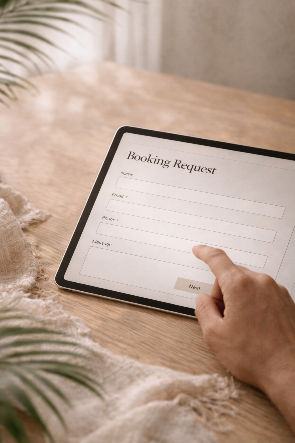 Submit a Booking Request