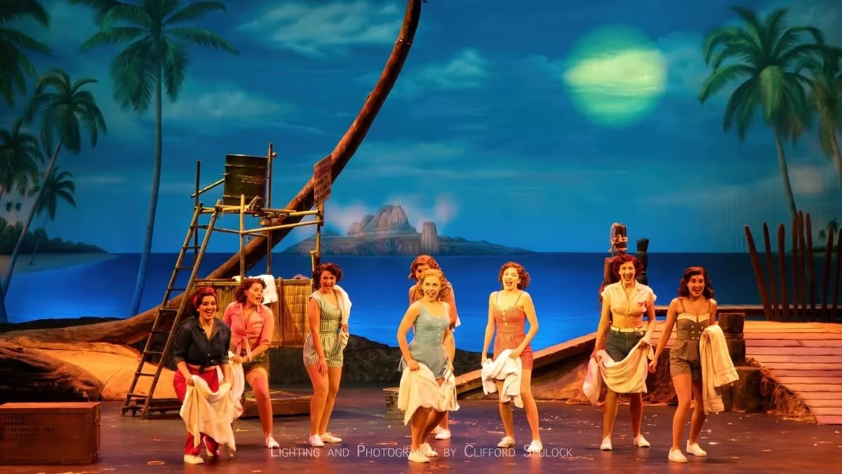 South Pacific - Wash that Man Right Outta My Hair - pink shirt, left
