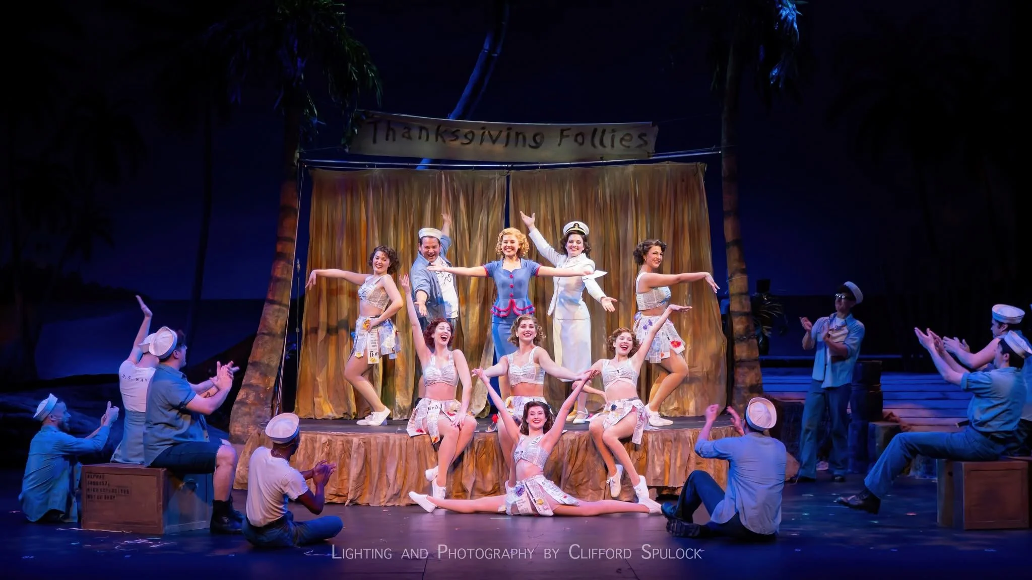 South Pacific - far left girl on stage