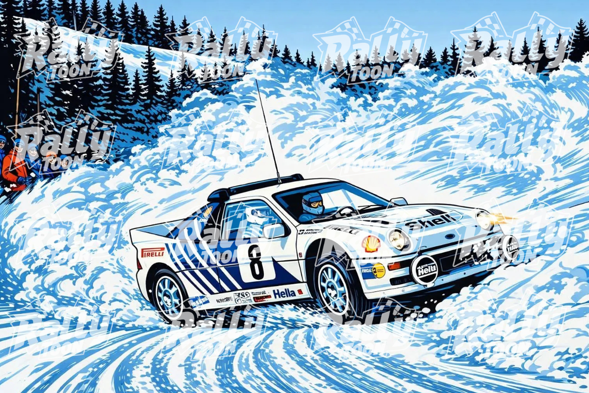 FORD RS200 drift