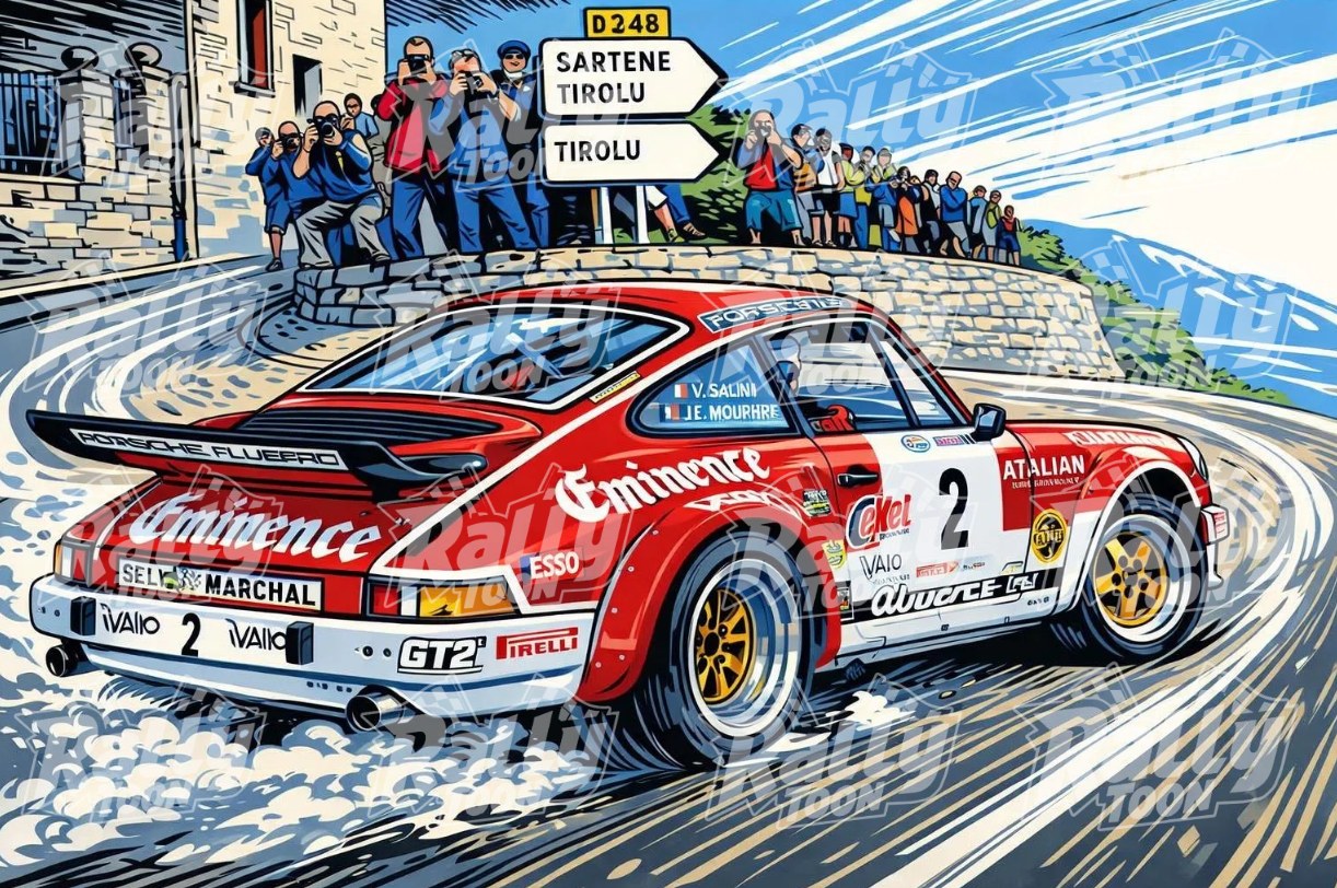 Porsche 911 Back drift