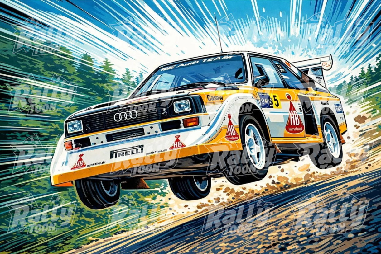 Ausi Quattro Sport  jump Evo 1 poster