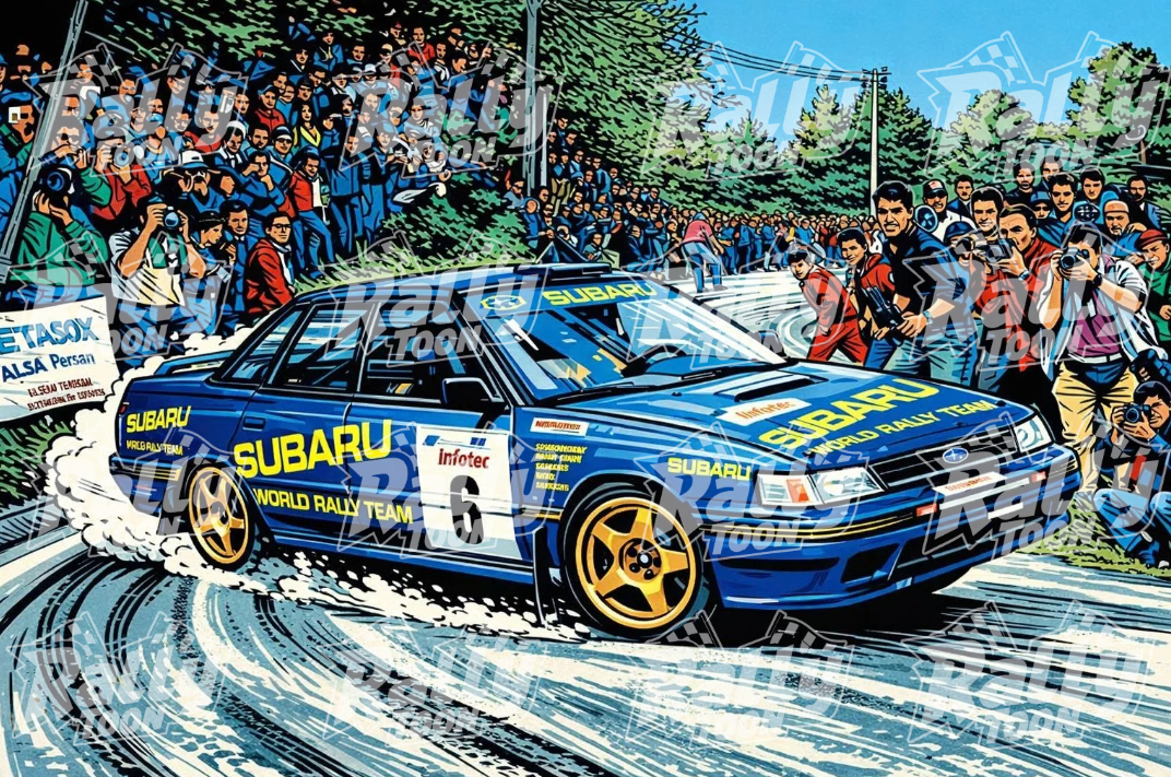 Subaru Legacy drift