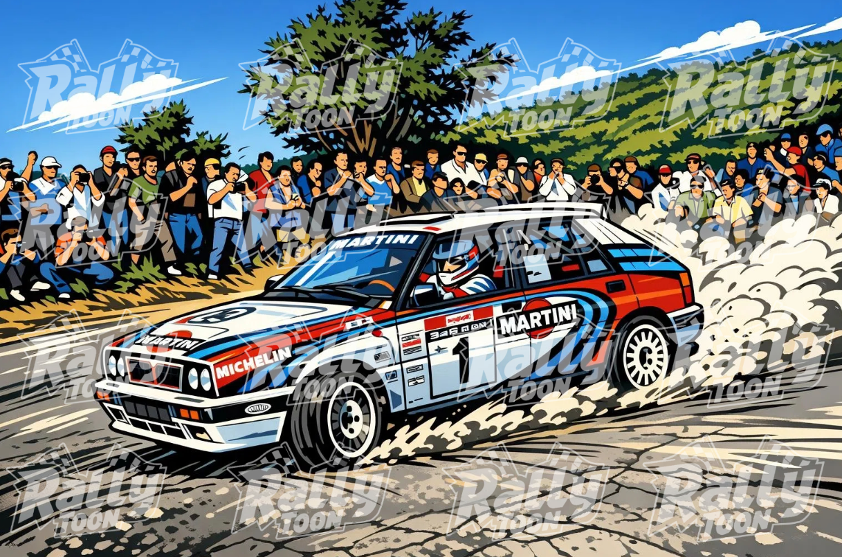 Lancia  Delta HF drift