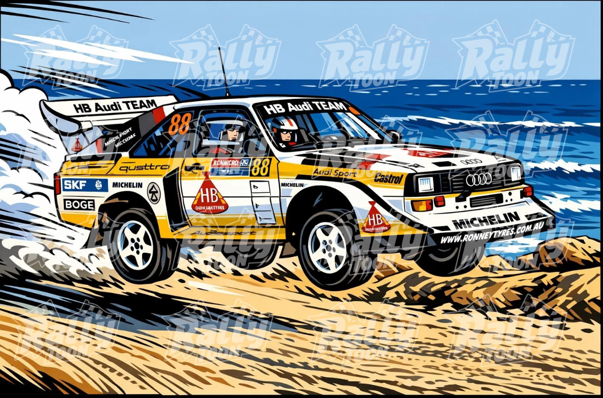 Audi Quattro Sport beach
