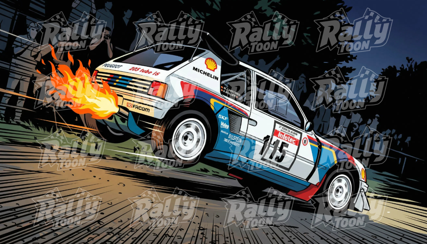 Peugeot 205 T16 Backfire
