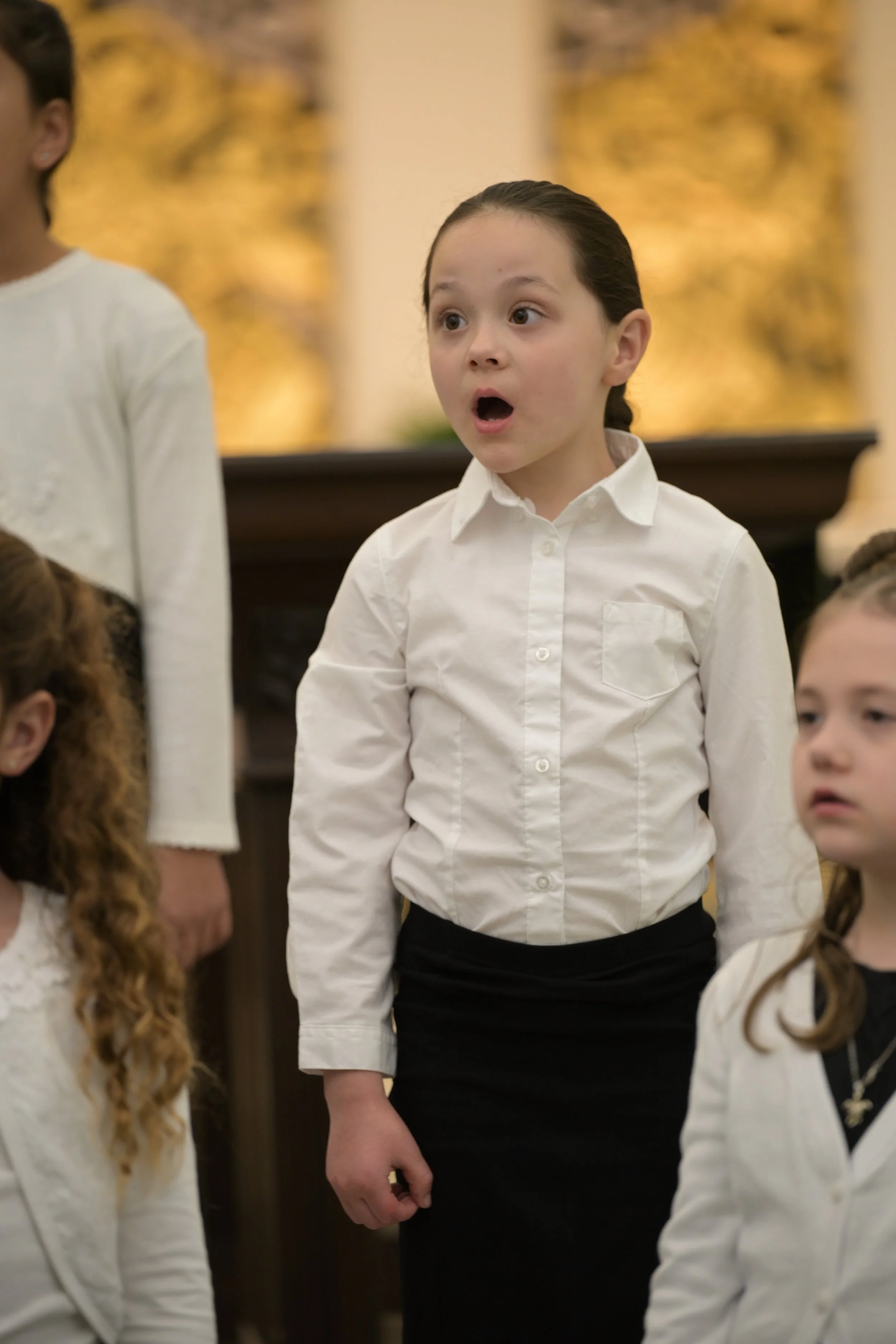 child singing
