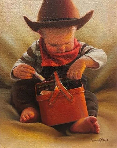 Oil on linen - 14 in. x 11 in. - Private Collection