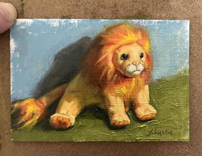 Oil on Paper - 3 in x 4.5 - Available