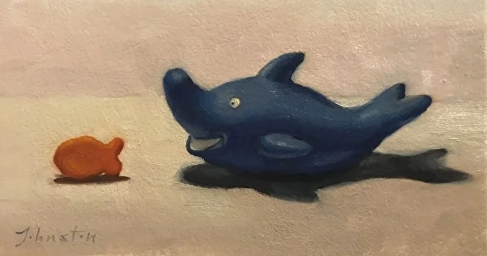 Goldfish, Blue Fish