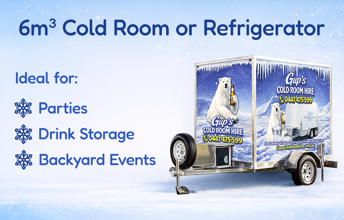 6m³ Cold Room or Refrigerator Hire