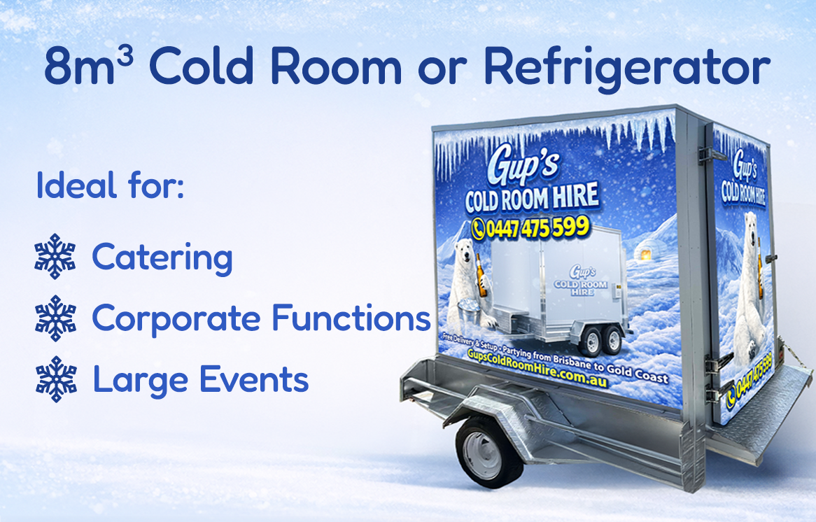 8m³ Cold Room or Refrigerator Hire