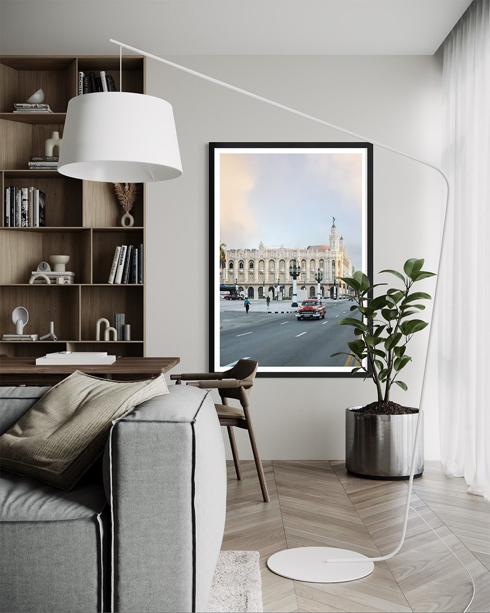 Red-Car-passing-Gran-Teatro-havana-fine-art-travel-photography-nikki-malvar-studio-living-room-interior.jpg