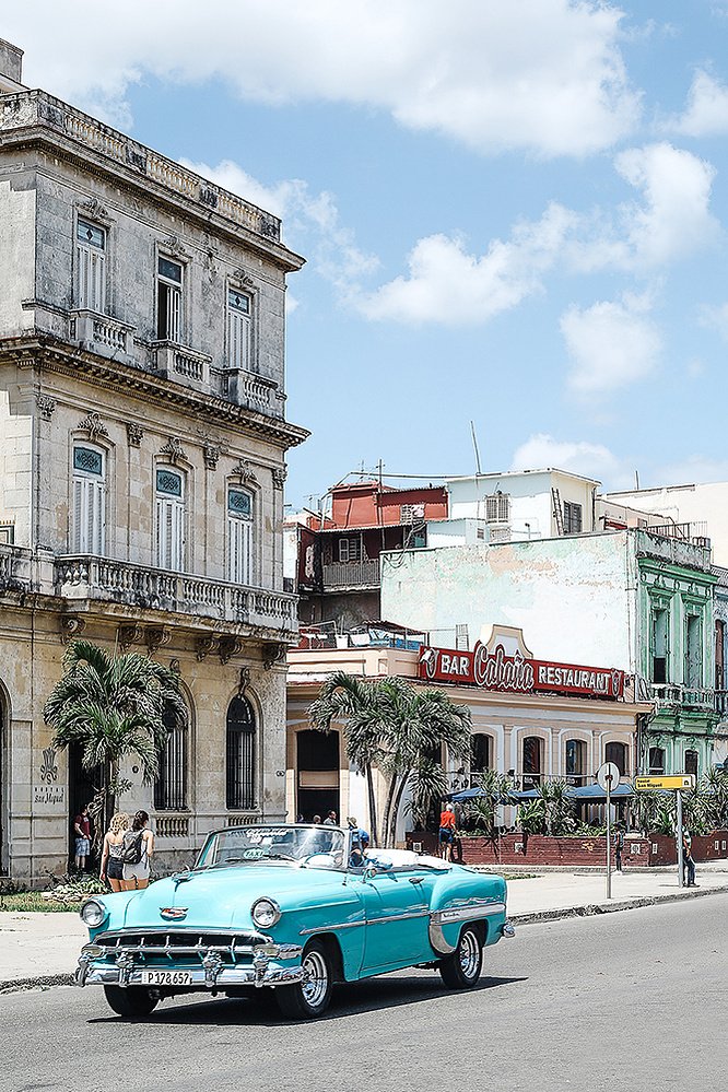 Teal Cadillac Midday Havana_Fine Art Travel Photography_Nikki Malvar.jpg
