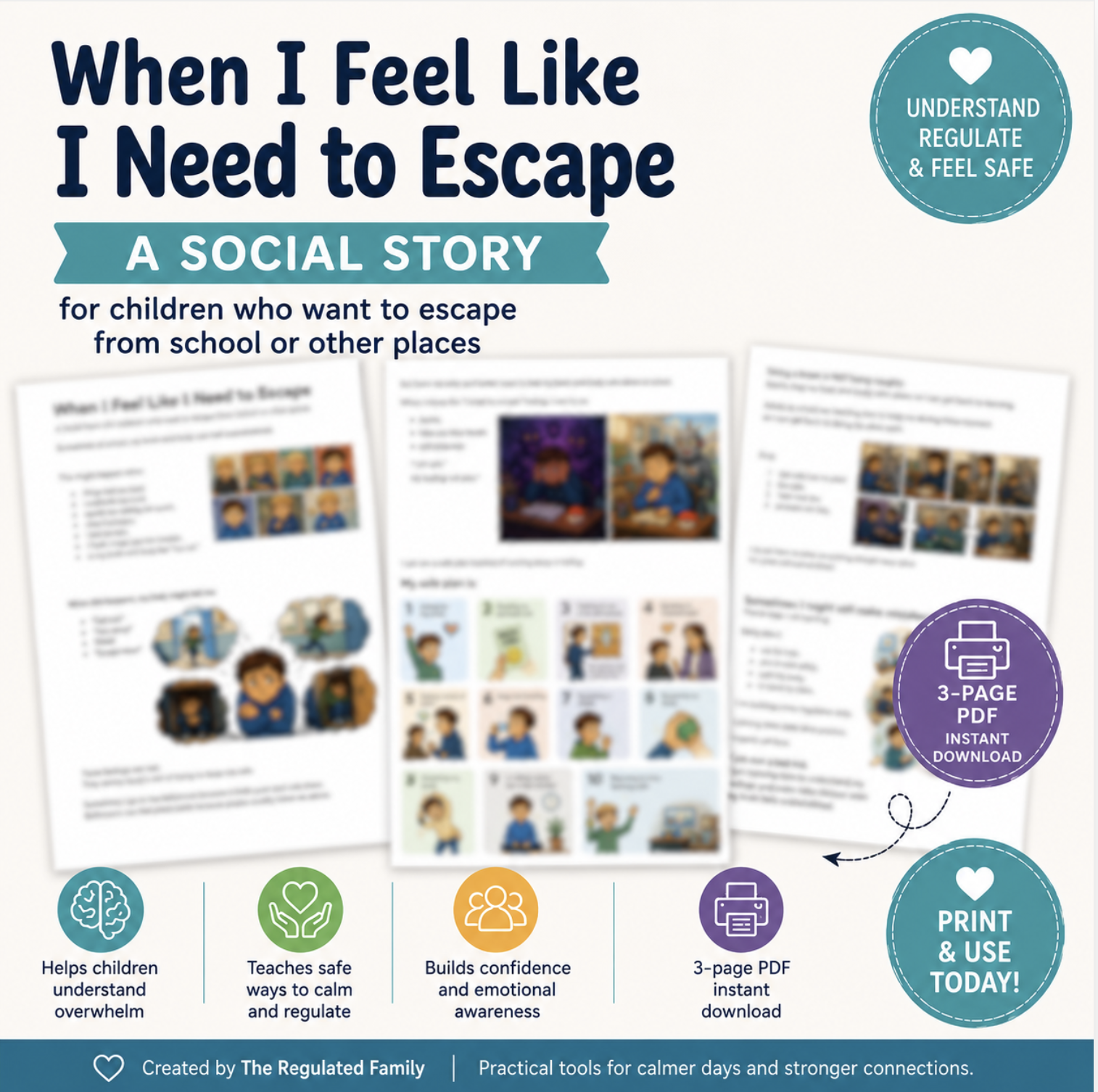 When I want to Escape: Social Story