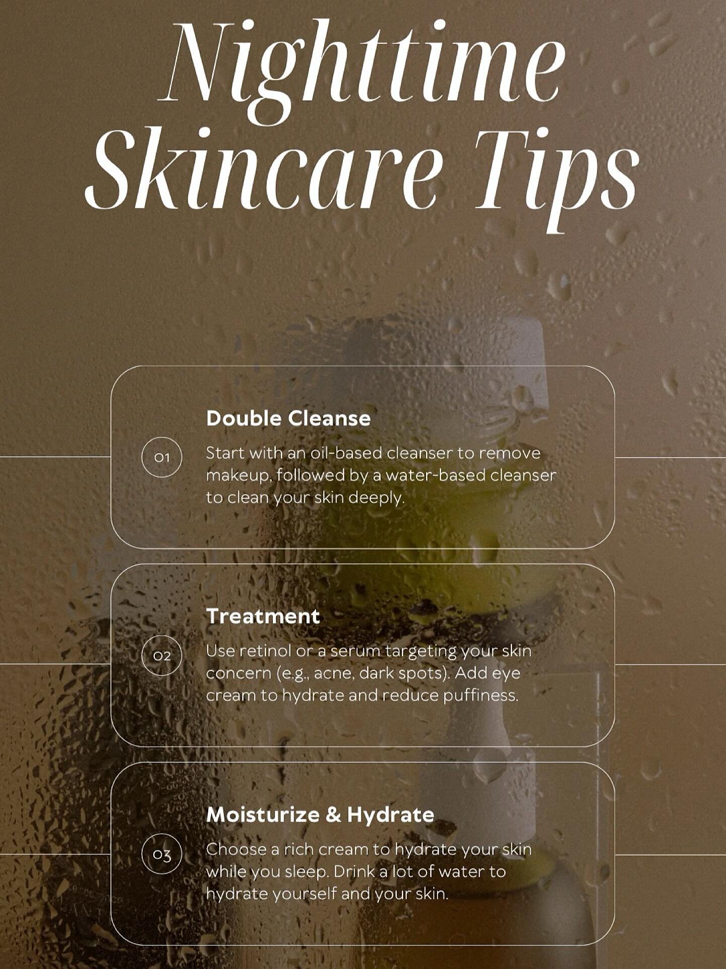 I always tell my clients that double cleansing makes a huge difference in your skin.

Adding an oil cleanser first helps break down makeup, SPF, and excess oil so your regular cleanser can actually clean your skin properly.

This simple step can help