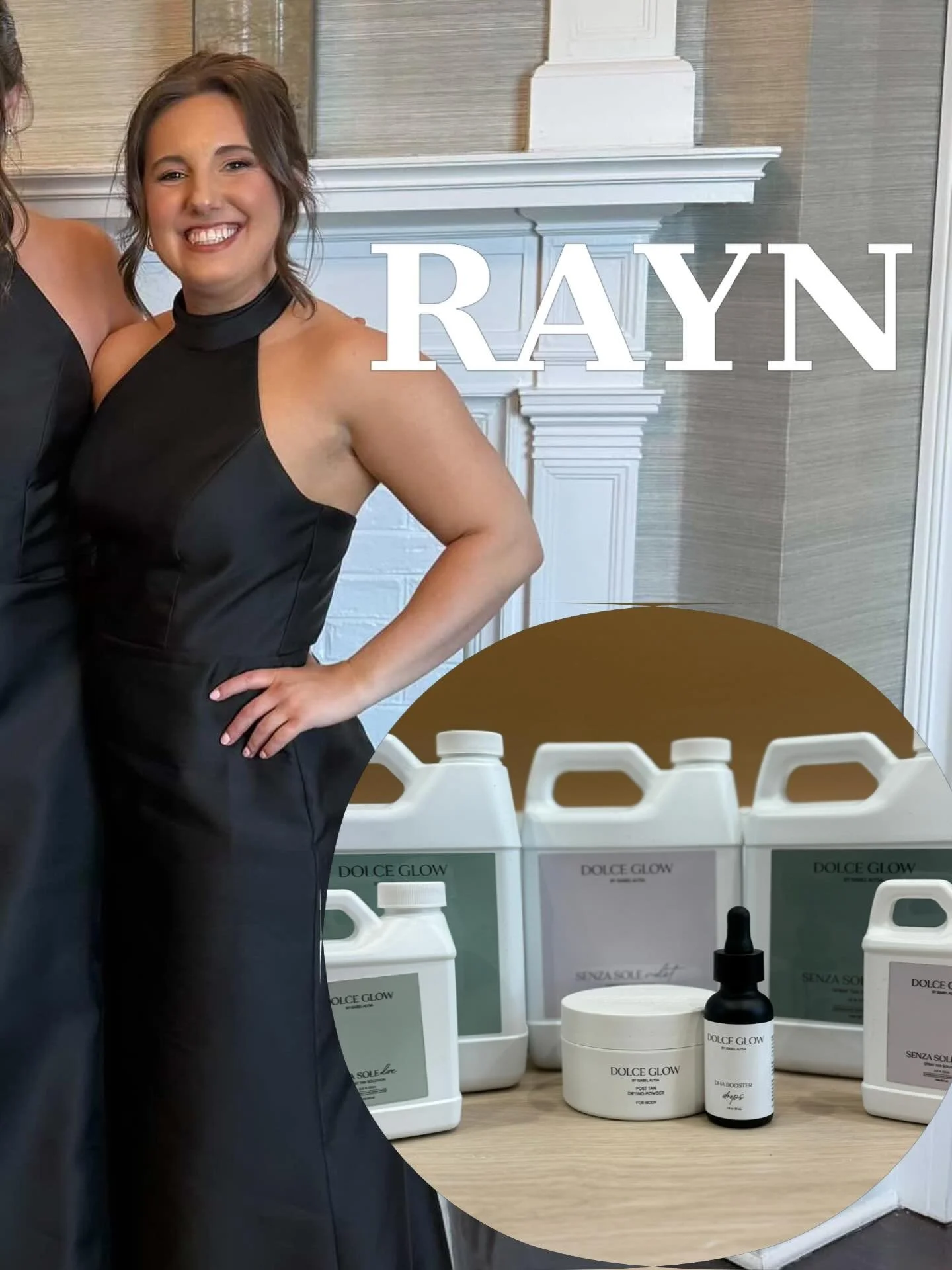 Wedding &amp; Prom season is here ✨

Get the perfect glow using Dolce Glow, a luxury spray tan solution with natural olive undertones 🤎

Flawless in photos, smooth even color, no orange tones

Best booked 1&ndash;2 days before your event
Spray tans 