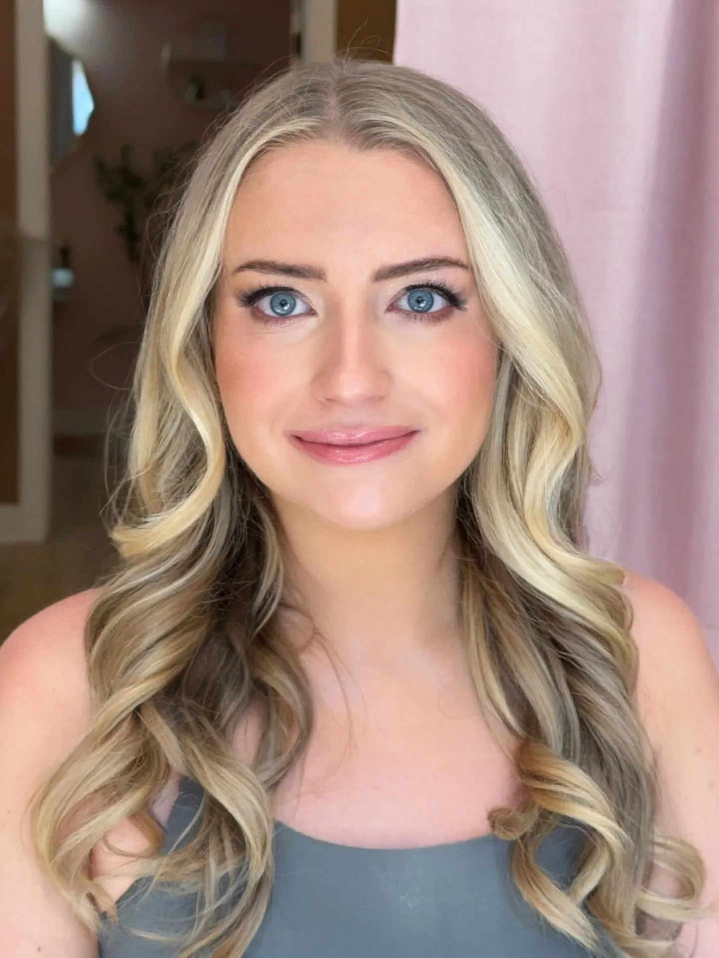 Hair and makeup on this lovely client for her engagement photos ✨🤍 #phillybride #phillymua #phillymakeup #naturalglam #bridal