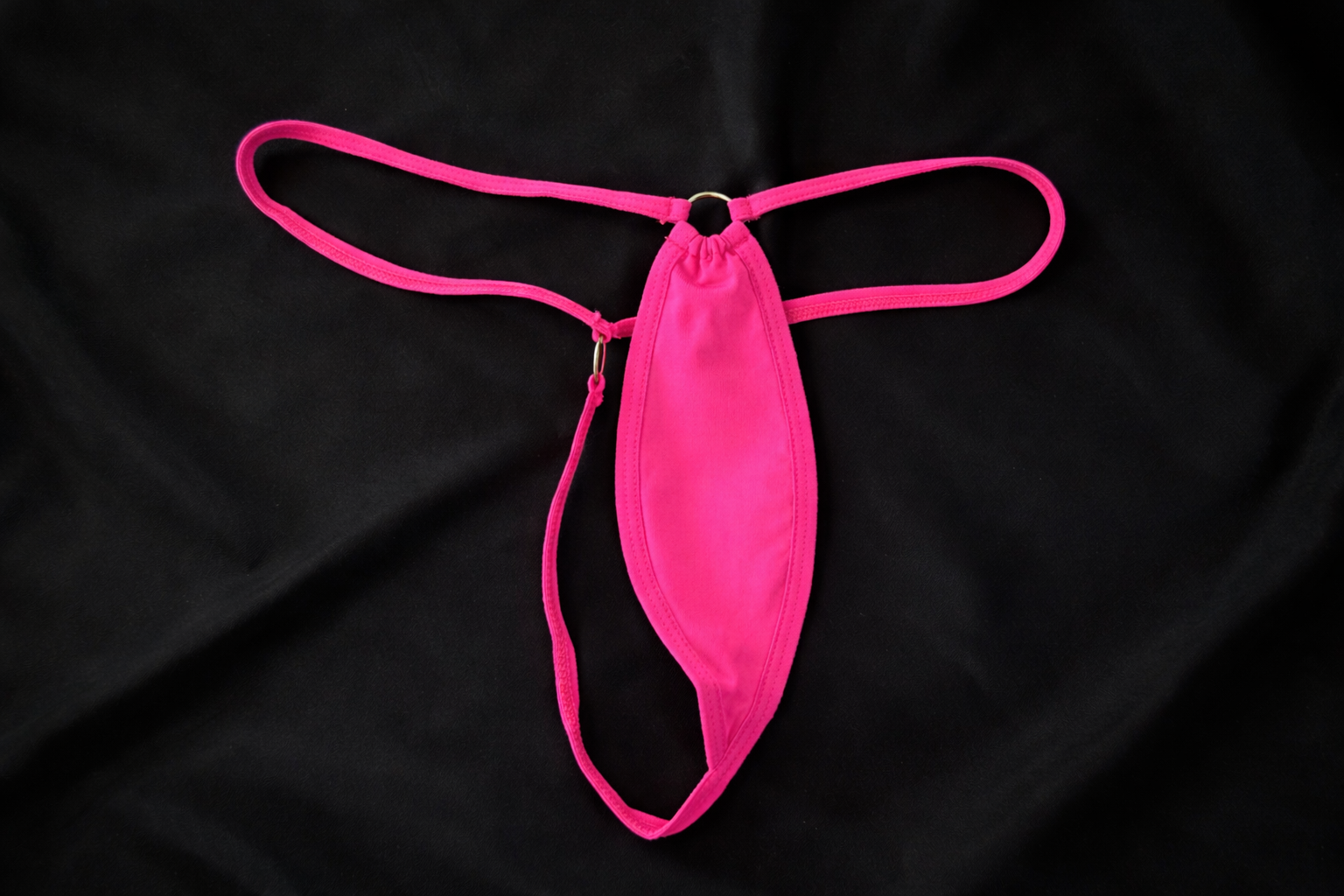 Pink Polyester G-String