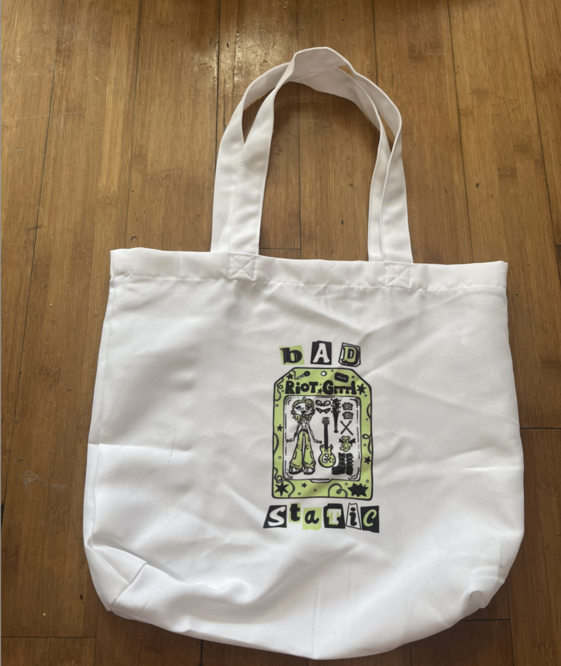 Bad Static Riot Grrrl Doll Tote