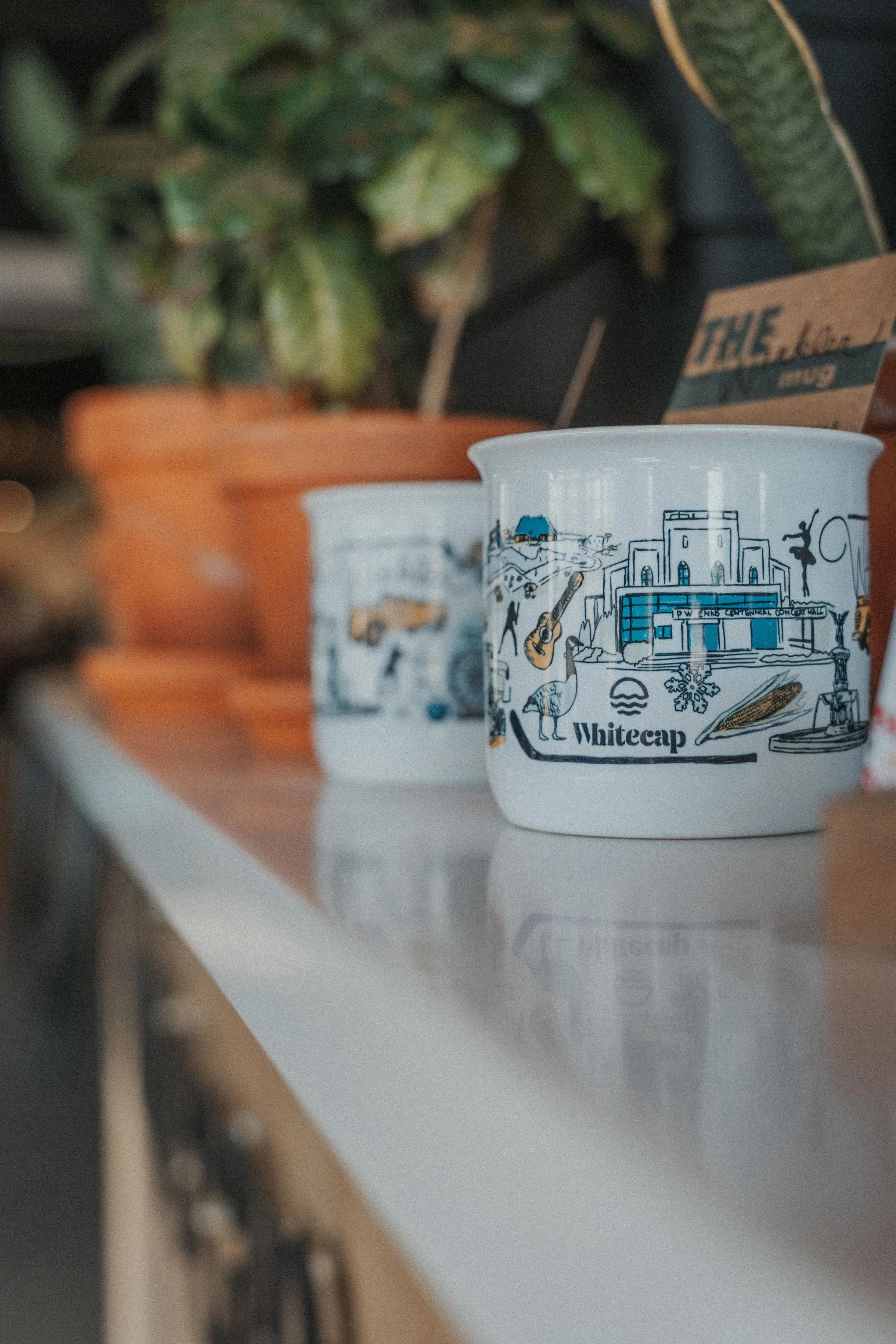 Custom coffee mugs by Artist Ashley Ann