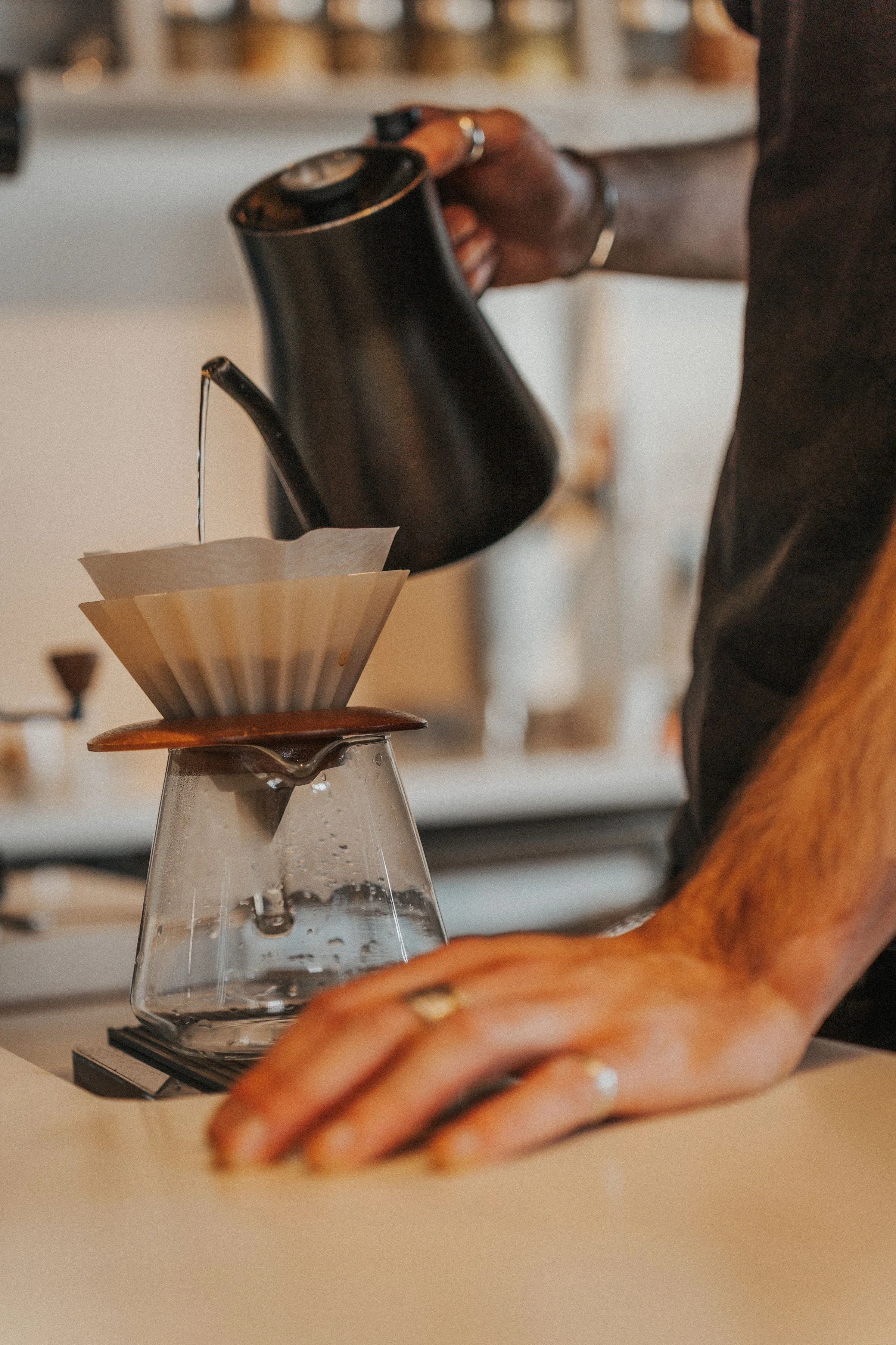 Pour over coffee