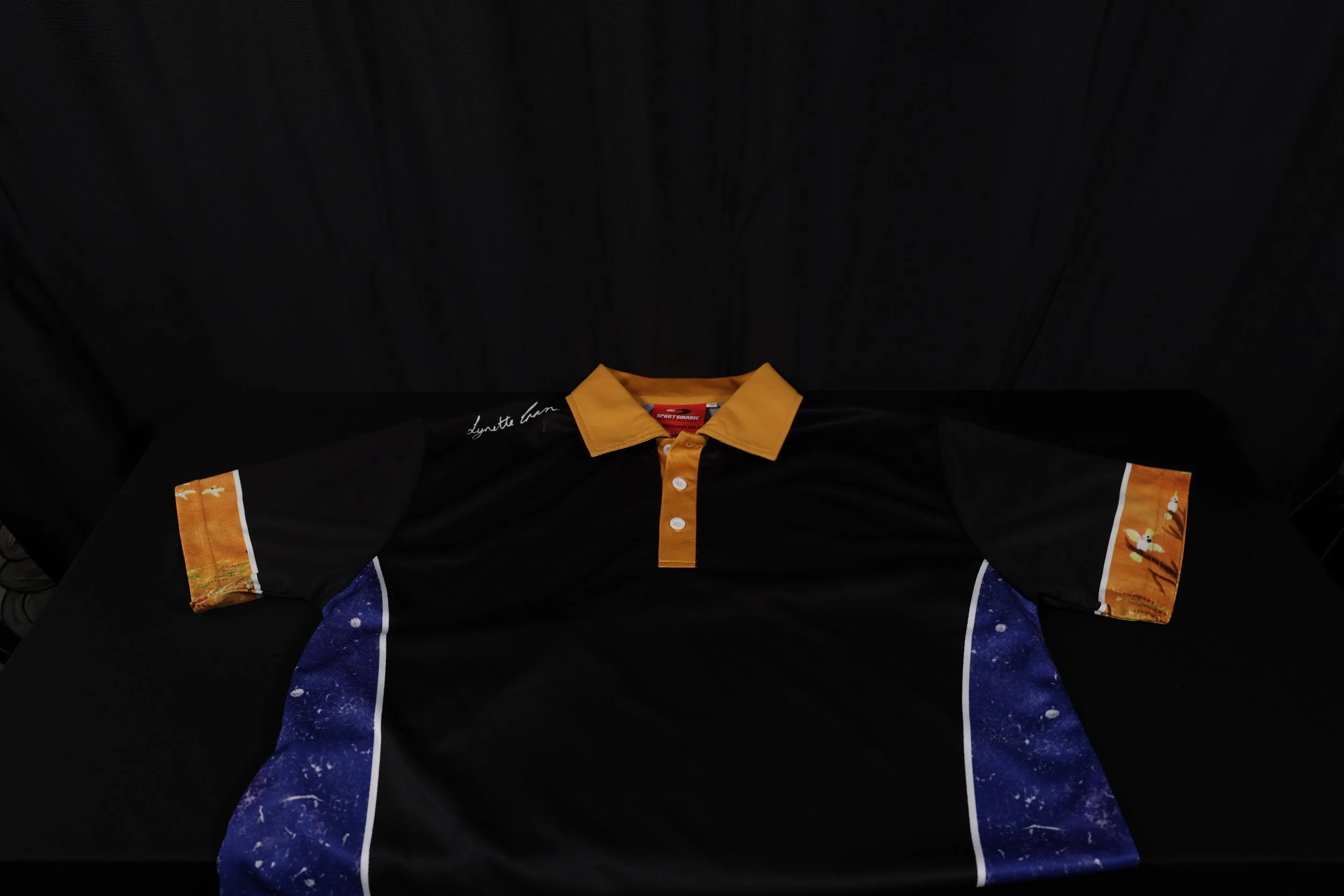 CL004 Ochre & black T-shirt