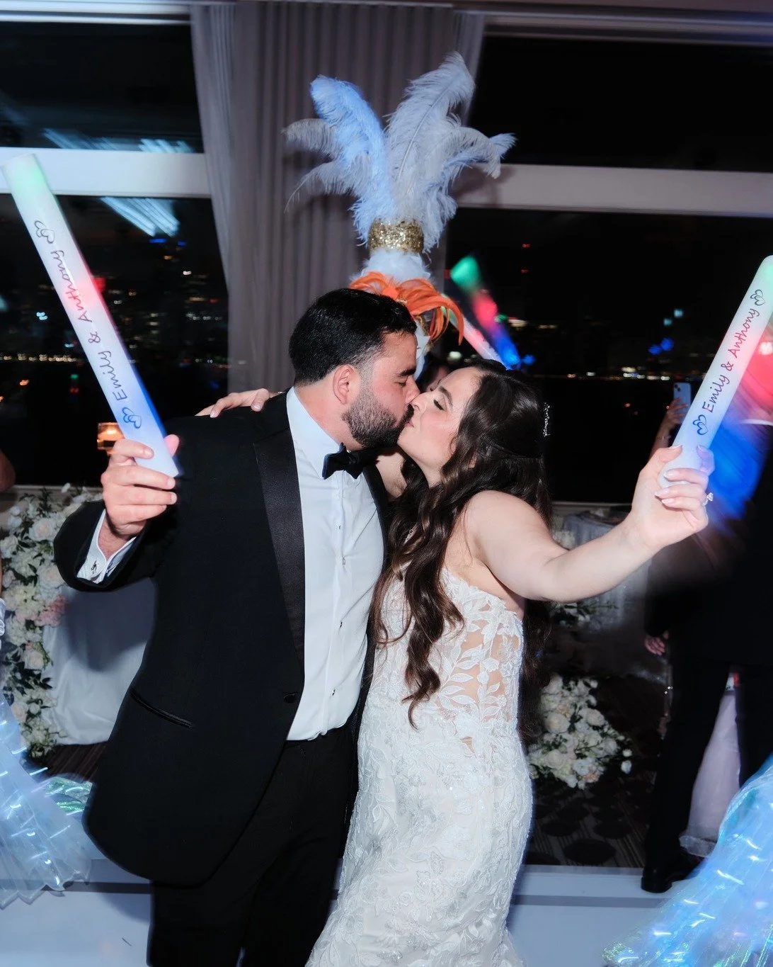 Emily &amp; Anthony
2.21.2026

Event Planning: @events_by_u 
Venue: @rustypelicanmiami 
Photography &amp; Videography: @simplycaptivating 
Rentals: @contempolinens 
Floral: @nevotflowerdesign 
DJ &amp; Hora Loca: @blackandwine_ 
Makeup: @glammedupbyg