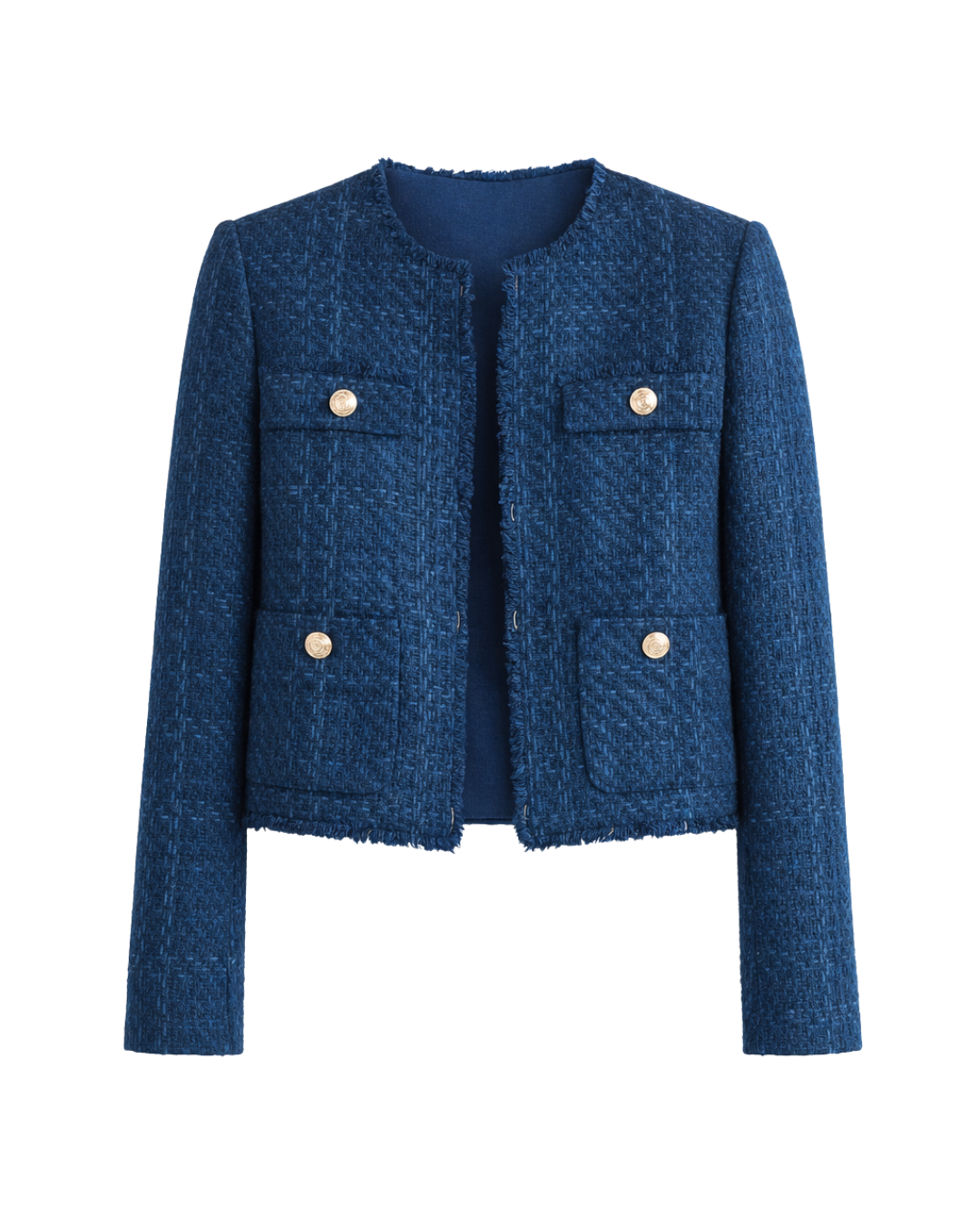 how to wear loafers with a blue tweed blazer.png