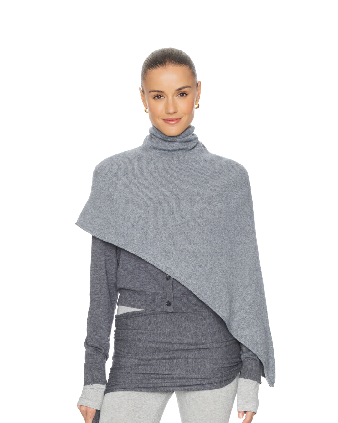 womens Asymmetric sweater cape outerwear.png