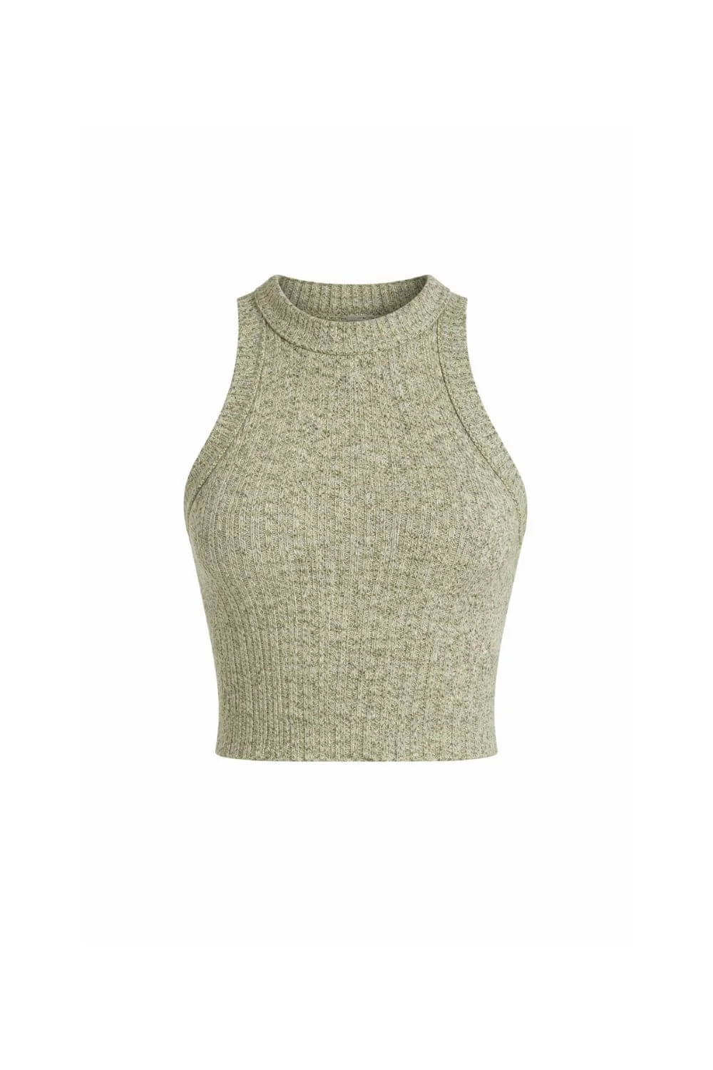 spring outfit ideas for women olive green heather Cotton Sweater Skirt 2026.jpg