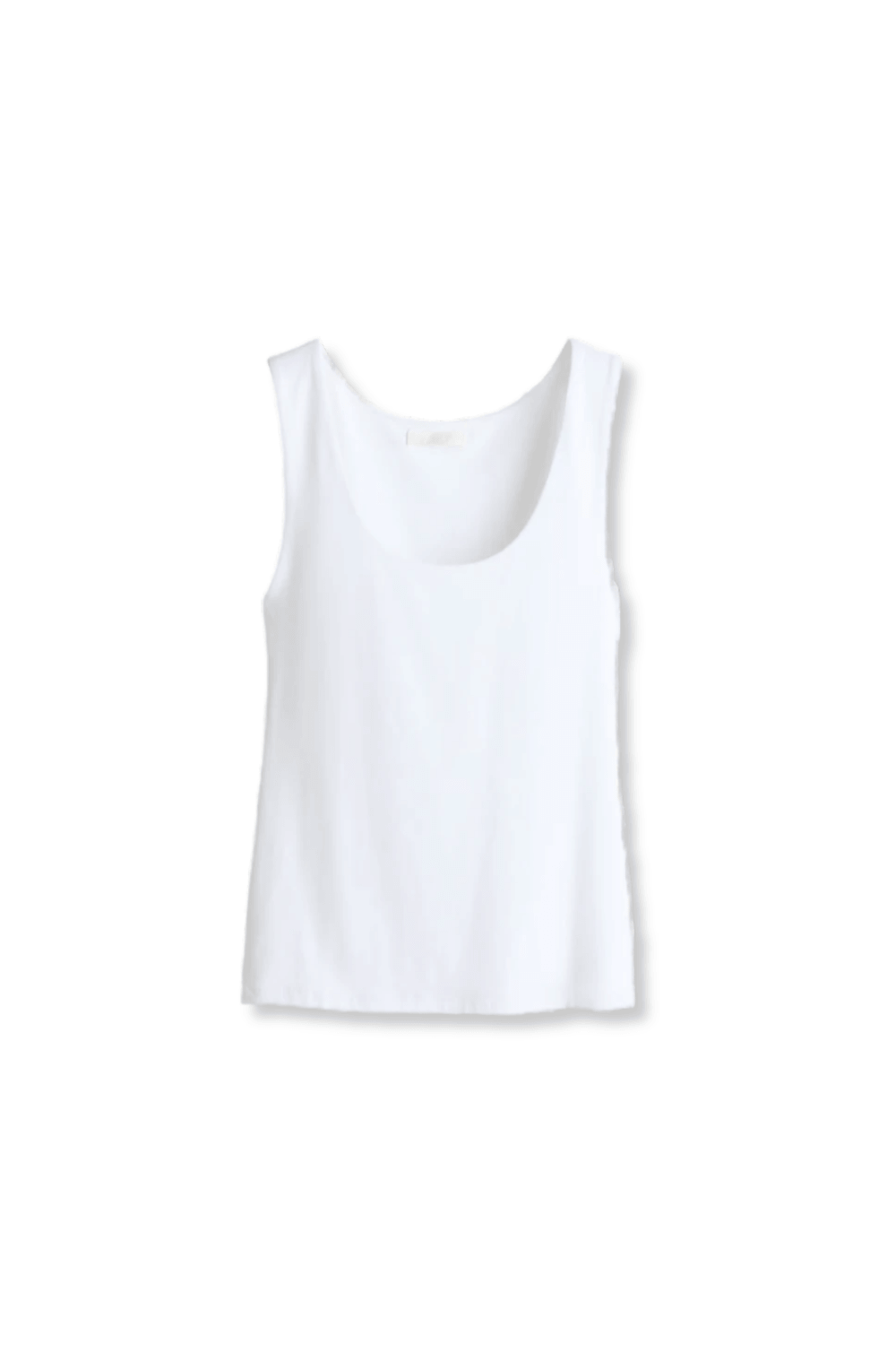 womens spring outfit ideas white fitted tank top.png