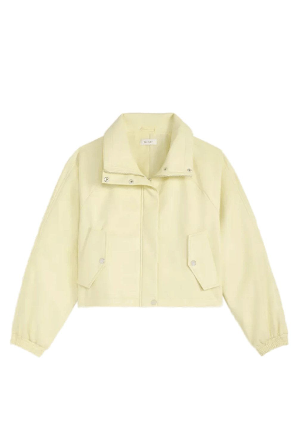 spring outfit ideas Cropped Faux-Leather Jacket, for women.png