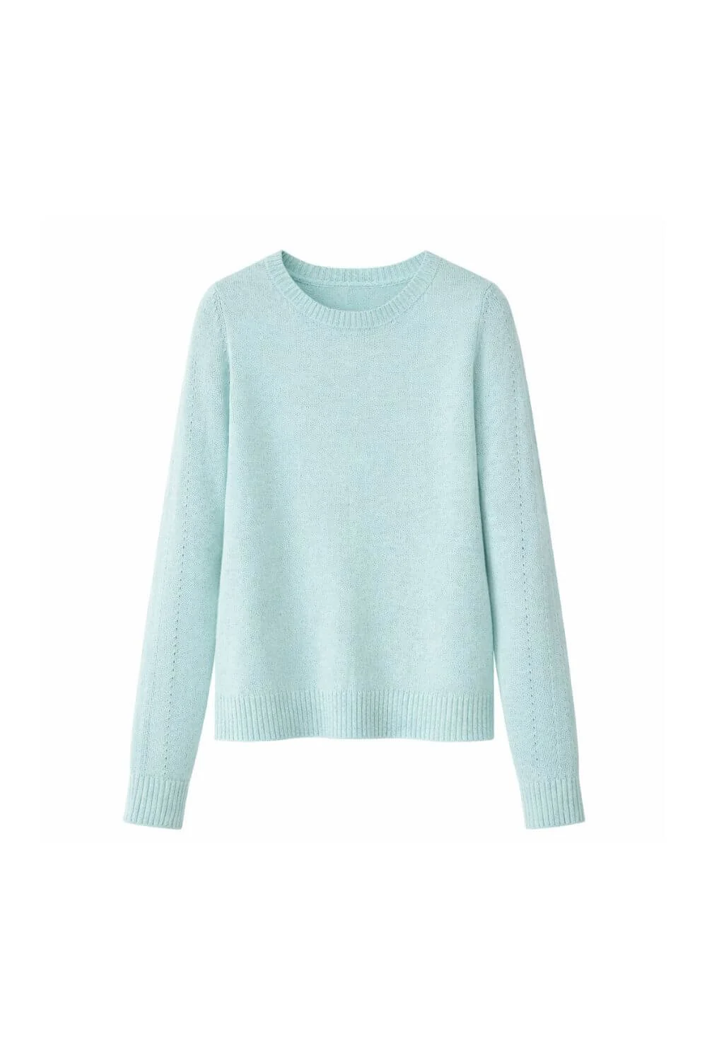 womens spring outfit ideas mint green sweater.jpg