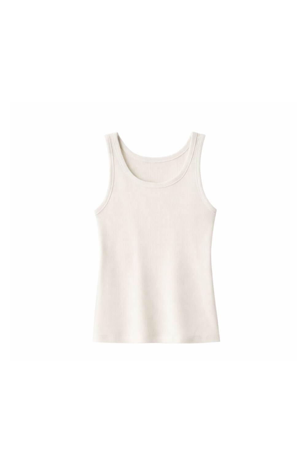 spring outfit ideas ivory basic tank top womens.jpg