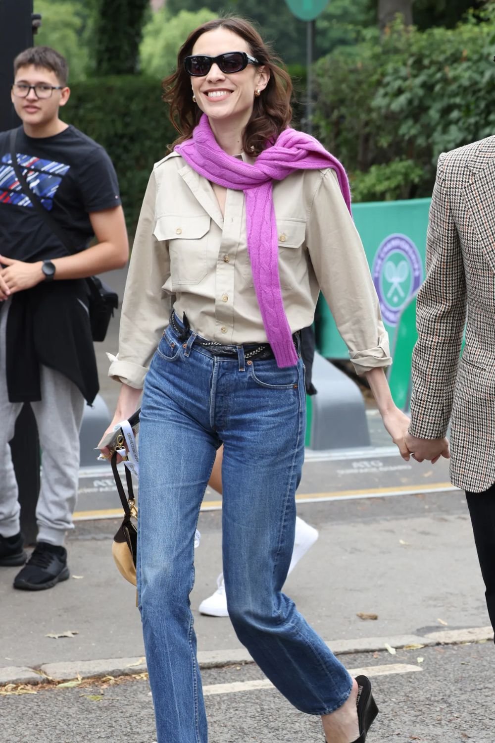 alexa-chung-straight-leg-jeans-button-down-sweater-shoulders.jpg