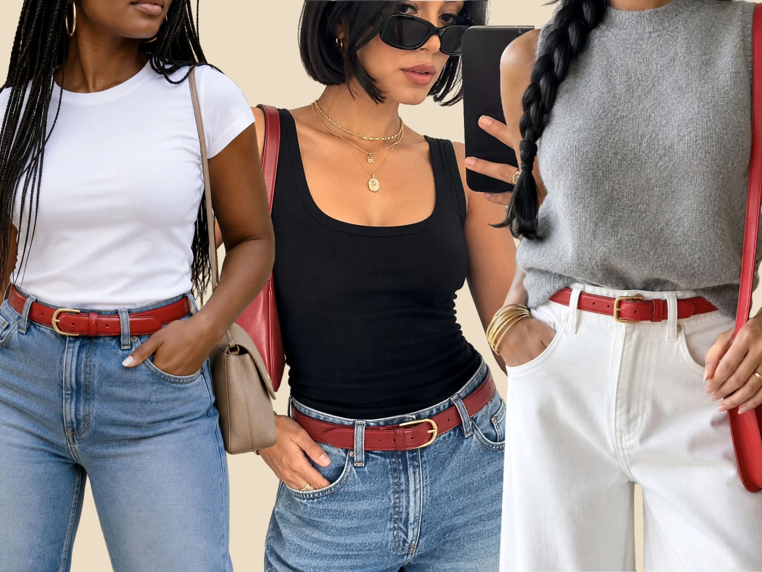 44 Red Belt Outfit Ideas That Add Just Enough Pop Without Taking Over